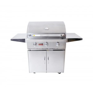 Silverline 32" on Cart | Hooded Gas | BBQ on Cart