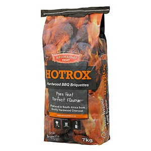 Hotrox Charcoal Briquettes 7KG | Aromachef BBQ Fuels