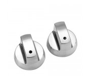 BBQ Knobs - Chrome: 2 Pack | Knobs