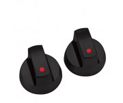 BBQ Knobs - Black: 2 Pack | Knobs