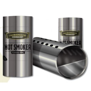 Aromachef Cylindrical BBQ Smoker | Smoker Boxes