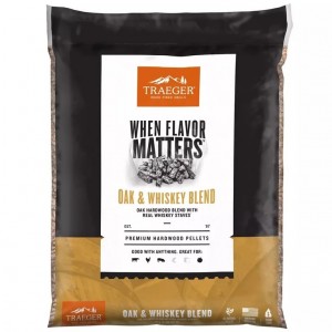 Oak and Whiskey Blend Pellets  | Pellet Fuel | Traeger Pellet Fuel