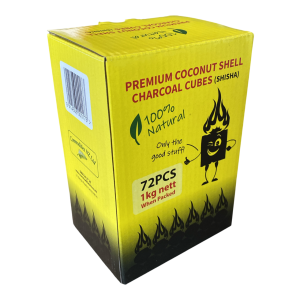 Shisha Cubes 1kg (72 pcs) | Commodities BBQ Fuels