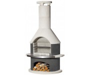 Rondo Grey BBQ Fireplace | Fireplaces | Buschbeck | OUTDOOR FIREPLACES