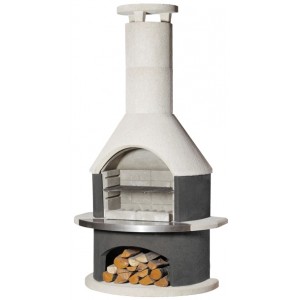 Rondo Grey BBQ Fireplace | Fireplaces | Buschbeck | OUTDOOR FIRES