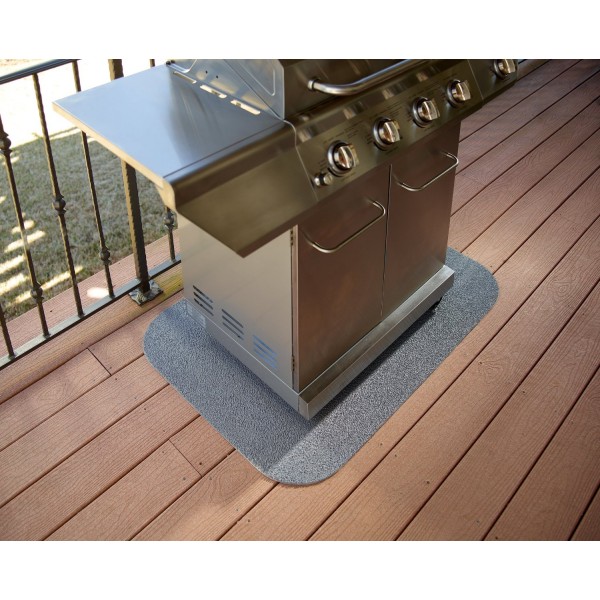 The Original Grill Pad Grill Pad Rectangle Brown