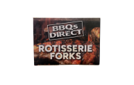 BBQs Direct Rotisserie Forks - Pair